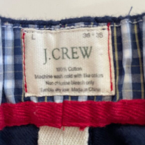 J. Crew Men's Blue Flannel Pajama Pants All Over Embroidered Mermaids Size Large - Picture 3 of 8
